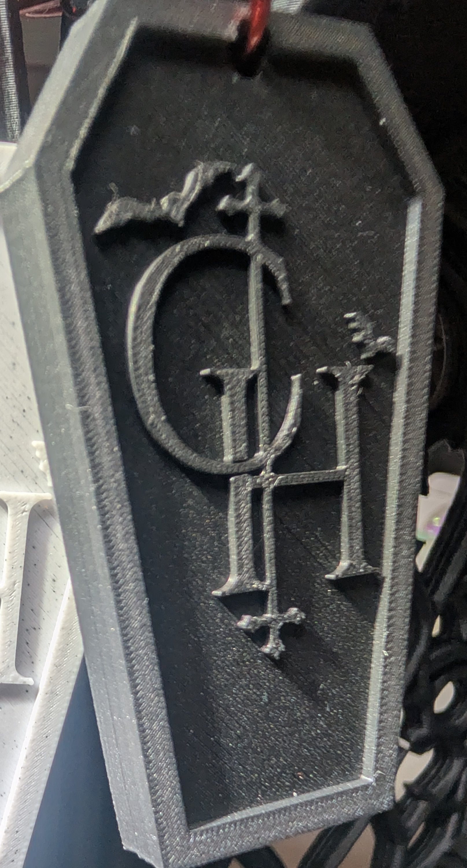 Claws of Hatred - NFC Keychain - Matte Black image